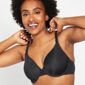 Motherhood Maternity Black Full Coverage Nursing Bra Size 36D